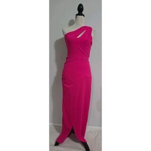 Rachel Roy Hot Pink Dress Small Sleeveless, Slit Sexy Date‎ Night Cocktail Party